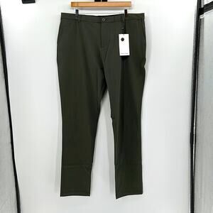 Ministry of Supply Pace Tapered Chino - Dark Green - 40 Tall - New with tags
